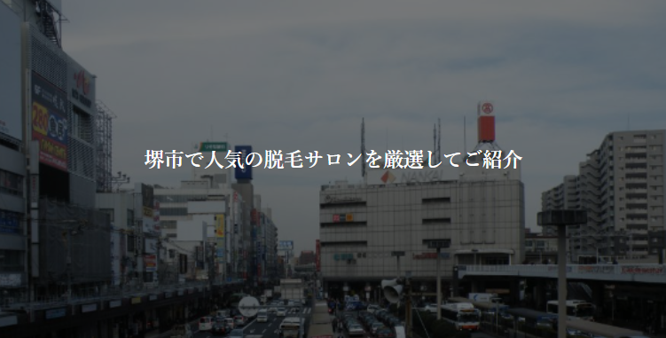 Read more about the article 【全店舗口コミ掲載中】堺市周辺の脱毛サロンならココがおすすめ！|『安い』『通いやすい』『安心』